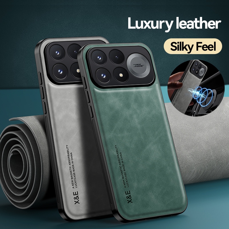 ปลอกหนังสําหรับ Xiomi Poco F9 Ultra 5G PocoF9Ultra PocoF9U เคสโทรศัพท์หรูหราขาตั้งแม่เหล็กผิว Sensor