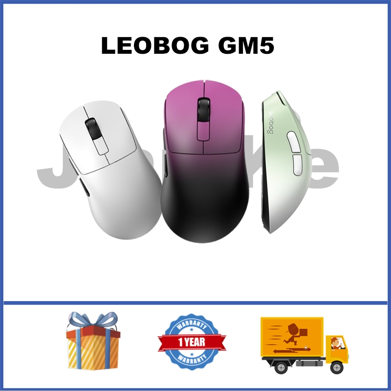 LEOBOG GM5 เมาส์ไร้สาย 1K Omron Micro Gaming เมาส์ไร้สาย