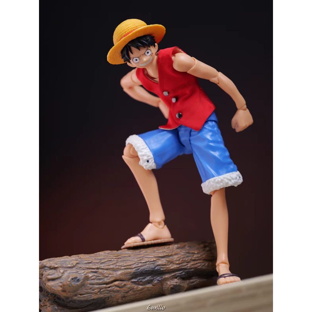 Shf East China Sea Luffy shf Top Battle Luffy เสื้อกั๊กผ้าเสื้อผ้าไม่มีรุ่น