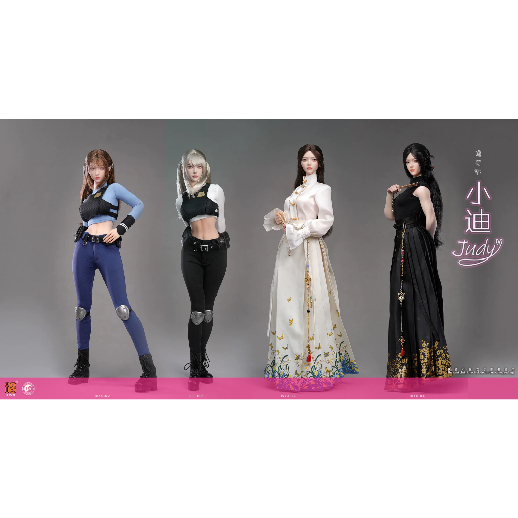 พร้อมสต็อก I8TOYS 1/6 รสมิ้นต์ Dijudy I8-C010 ชุดเครื่องแต่งกายแกะสลักหัว