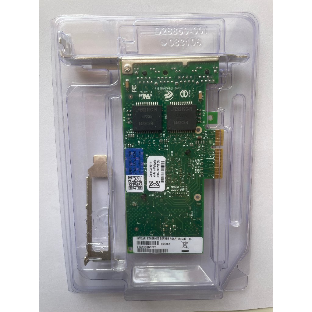 [สต๊อกพร้อม] intel E1G44HT i340t4 intel82580EB ชิปหลักสี่พอร์ต 1G การ์ดเครือข่ายพอร์ตไฟฟ้าเครื่องควบ