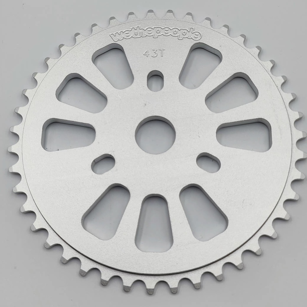 WTP Vintage BMX Chainring สเตอร์อลูมิเนียม 43T, สําหรับ Racing & Street Freestyle Extreme BMX Bike