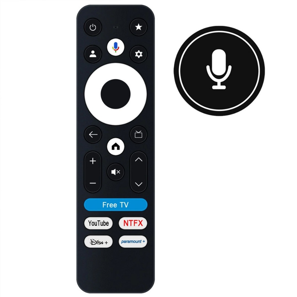 รุ่น ONN-4K PLUS รีโมทคอนโทรลทดแทนสําหรับอุปกรณ์ Onn Google TV 4K Pro