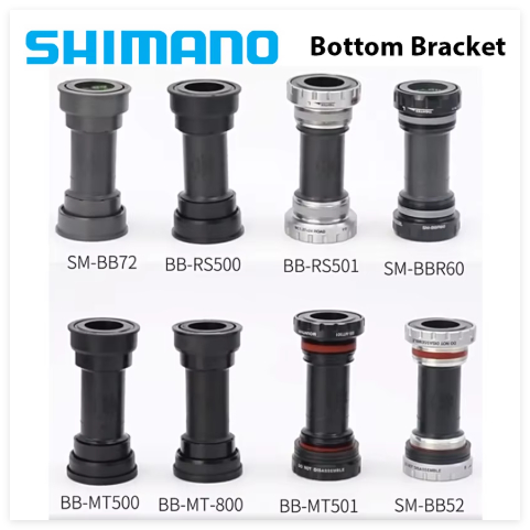 Shimano Deore SM-BB52 MT501 XT MT800 MT801 Hollowtech จักรยานเสือภูเขาวงเล็บด้านล่าง 68 73 MM RS501 