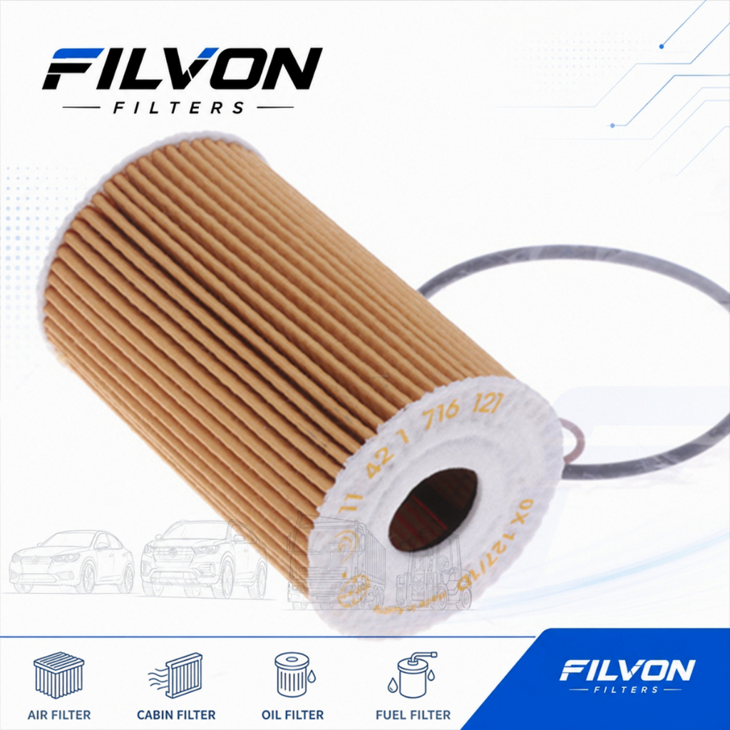 ❤ซื้อ 5 แถม 1❤ กรองน้ํามันเครื่อง 11421716192 สําหรับ BMW E30 E34 E36 E46 316i 318i E34 518i Z3