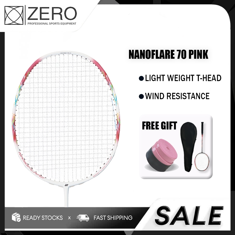 YY NANOFLARE 70 ไม้แบดมินตันคาร์บอนเต็มเดี่ยว 4U 26-30Lbs 83g Made In Japan 1PC
