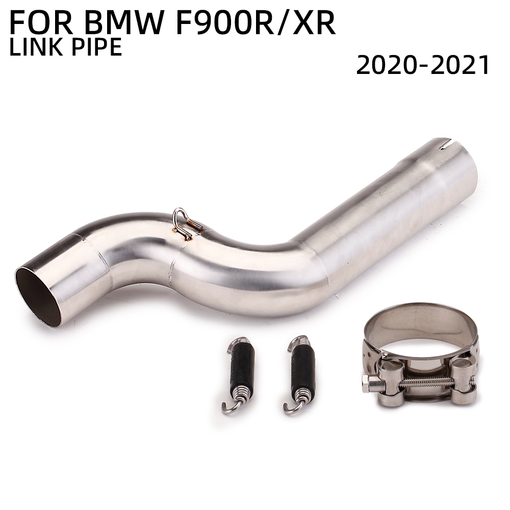 สําหรับ BMW F900R F900XR 2020-2021 รถจักรยานยนต์ไอเสียเหล็กท่อกลาง 51 มม.