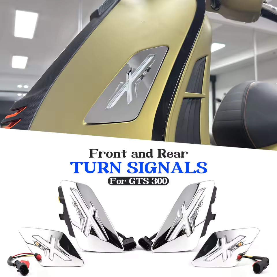 สําหรับเวสป้า gts300 GTS 300 gts300 2023 2024 2025 2026รถจักรยานยนต์ใหม่ไฟ นํา ด้านหน้าด้านหลังเลี้ย