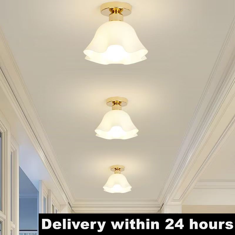 โคมไฟเพดาน แบบเรียบง่าย สไตล์โมเดิร์น สําหรับตกแต่งห้องนอน ห้องนั่งเล่น ระเบียง