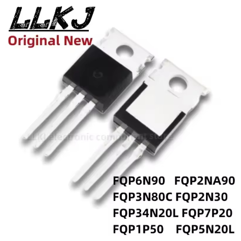 5PCS FQP6N90 FQP2NA90 FQP3N80C FQP2N30 FQP34N20L FQP7P20 FQP1P50 FQP5N20L TO-220 FET