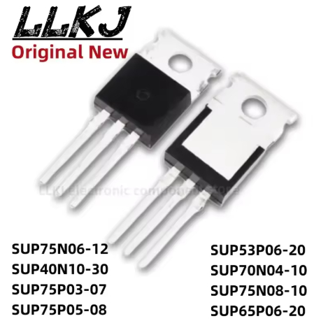 5PCS SUP75N06-12 SUP40N10-30 SUP75P03-07 SUP75P05-08 SUP53P06-20 SUP70N04-10 SUP75N08-10 SUP65P06-20