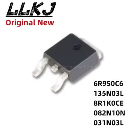 5PCS 6R950C6 IPD60R950C6 135N03L IPD135N03LG 8R1K0CE IPD80R1K0CE 082N10N3G original IPD031-N03L03D03