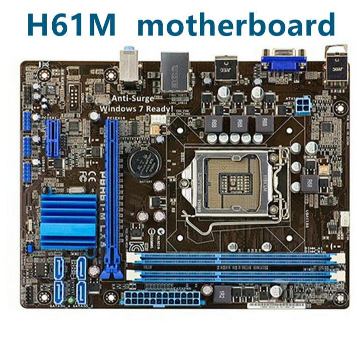 H61 P8H61-M LX3 PLUS เมนบอร์ด LGA1155 H61M -E KCD I7 I5 I3 ใน CPU 16G DDR3 PCI-E 2.0 VGA Destop เมนบ