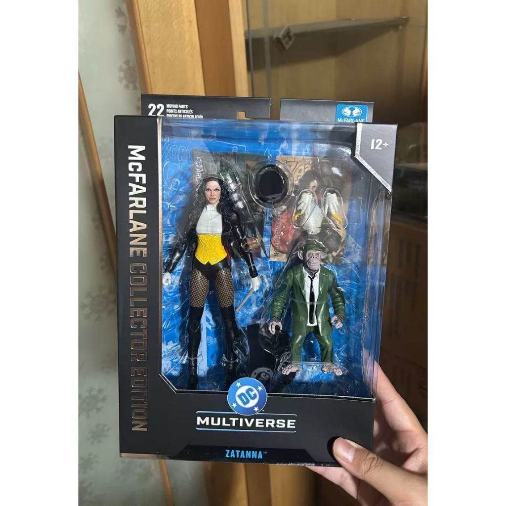 McFarlane DC Collectors Series ชุดฟิกเกอร์ Zatanna & Detective Gorilla Double Action