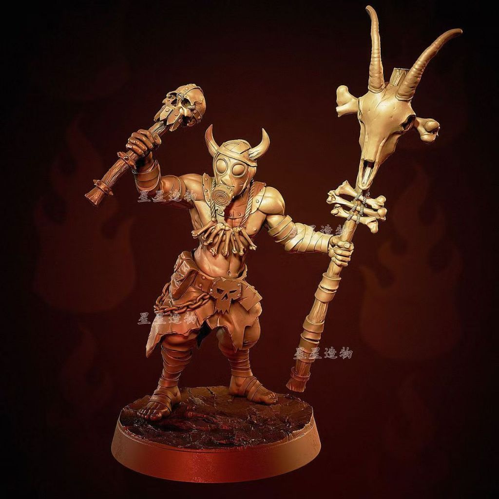 Chaos-Chaos Evil-Teaching-Apprice-Can-Sorcerer-Master War-Hammer-Phantom 3d Printing White Model Che