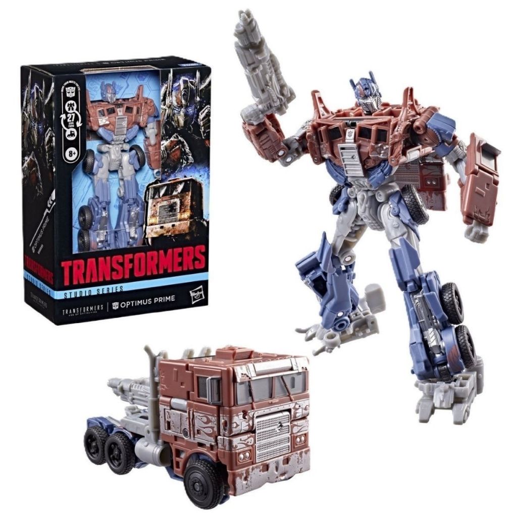 Hasbro Transformers Studio Series Voyager Class Optimus Prime Transformers Age of Extinction Movie 4 Action Figure ของเล่นสะสม