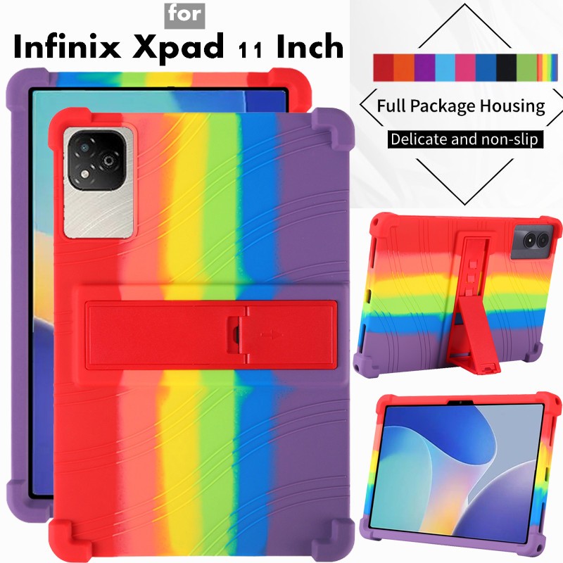 สําหรับ Infinix Xpad X Pad 11 นิ้ว 2024 X1101 X1101B กรณีแท็บเล็ต Super กันกระแทกซิลิโคนอ่อนนุ่มป้อง