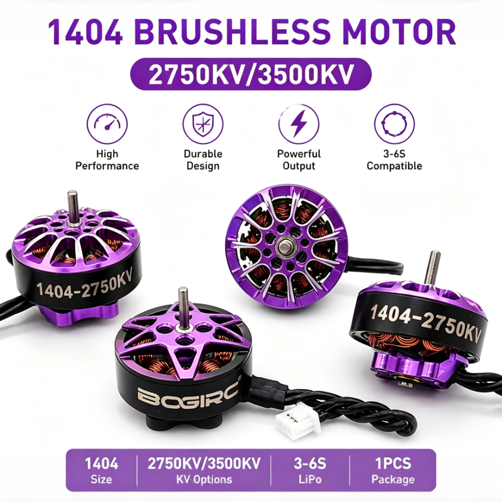 1404 2750KV 3500KV 3-6s สําหรับ 2-3 นิ้ว FPV Racing Drone ไม้จิ้มฟัน