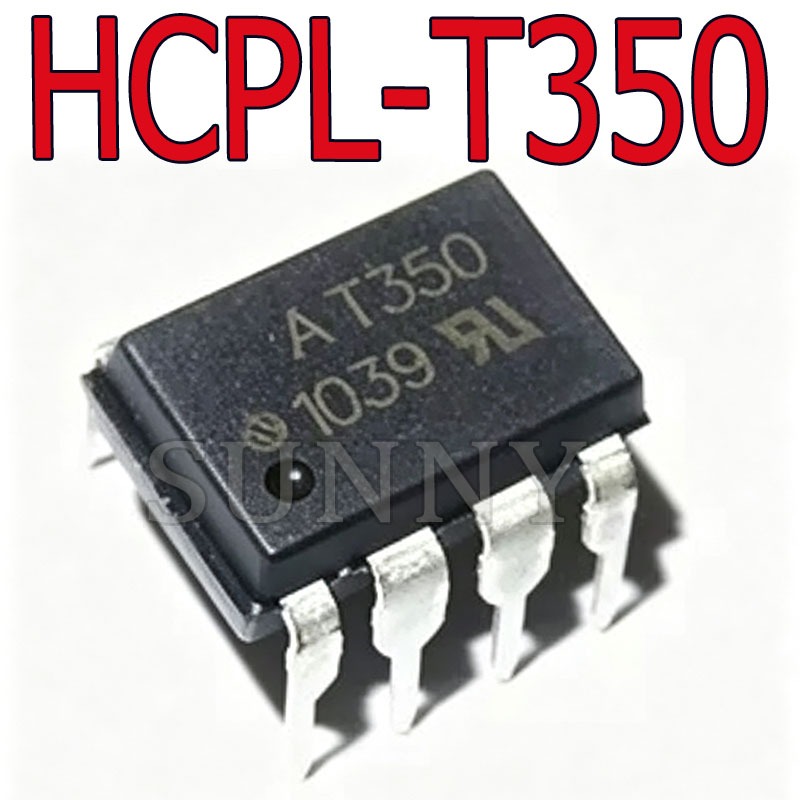 2 ~ 5PCS AT350 Optocoupler ACPL-T350 HCPL-T350 AT350V ยี่ห้อใหม่ DIP-8 In-Line
