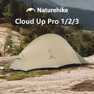 เต็นท์ Naturehike รุ่น Cloud Up Pro เนื้อผ้า 20D กันน้ำ น้ำหนักเบา รองรับ 1-3 ที่นั่ง เหมาะสำหรับตั้งแคมป์ เดินป่า และเอาตัวรอดกลางแจ้ง