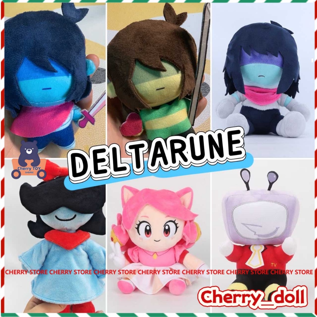 DELTARUNE Kris Jevil Ralsei ตุ๊กตาตุ๊กตาน่ารักเกมของเล่นสําหรับวัยรุ่นแฟนสะสมคริสต์มาสของขวัญตกแต่งบ