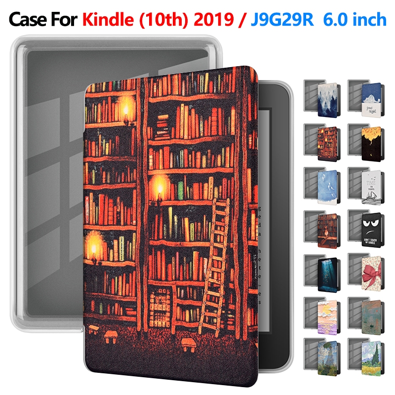 สําหรับ Kindle 10th Generation 2019 J9G29R 6.0 E-book อะคริลิคฝาครอบพร้อม Sleep/Wake ฟังก์ชั่น