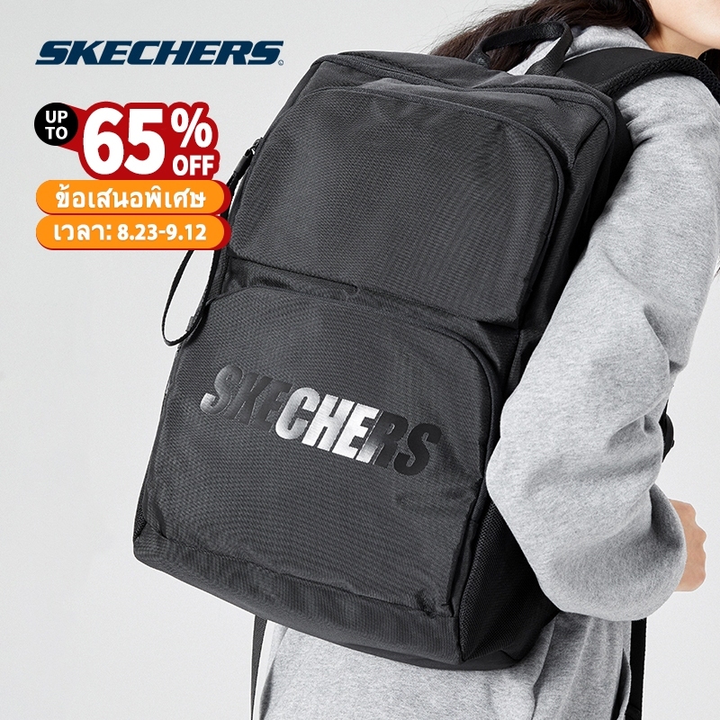 Skechers กระเป๋าเป้สะพายหลัง นักเรียน กระเป๋าเป้ใส่แล็ปท็อป ทนทาน ใส่ไปโรงเรียนและทำงาน พร้อมส่ง - L320U196