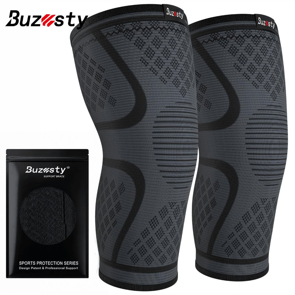 Buzesty 2 ชิ้นเข่ารั้งสําหรับผู้หญิงและผู้ชาย Kneecaps ออกกําลังกายเข่าการบีบอัดสําหรับบาสเกตบอลวอลเลย์บอลเข่ารั้งสําหรับกีฬา Rodilleras para Gym ฟิตเนส