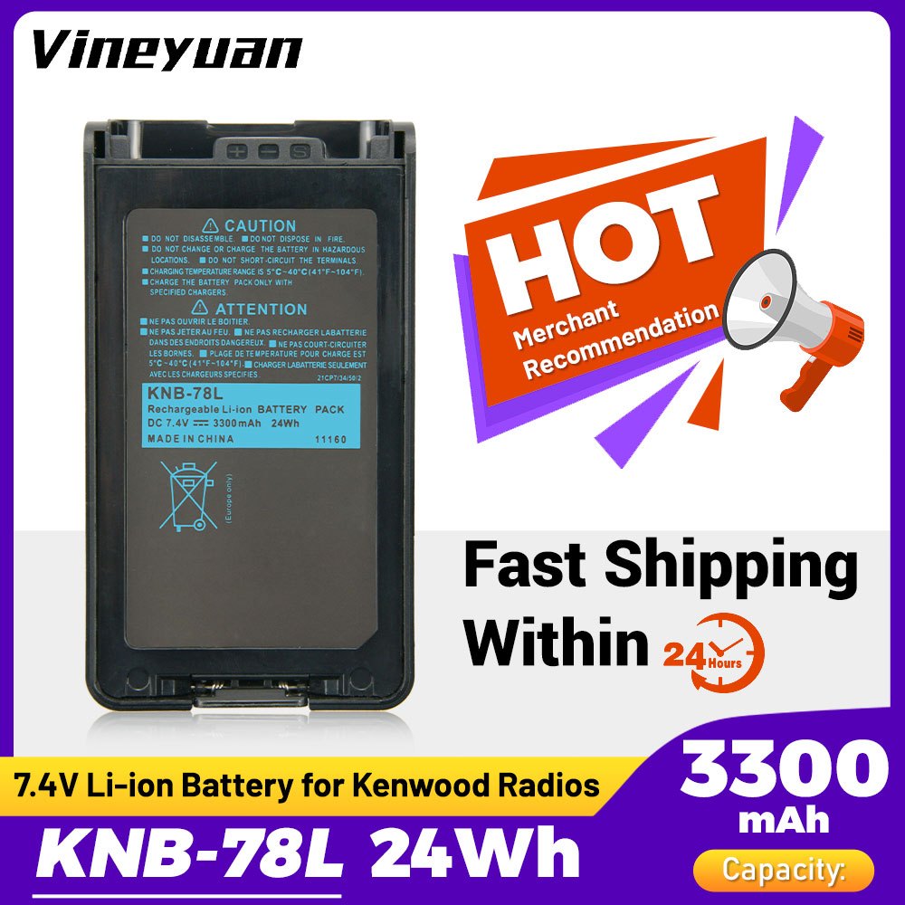 D-1407.4V 3300mAh KNB-55L KNB-78L เปลี่ยนแบตเตอรี่สําหรับ Kenwood TK-3360, TK-3160, TK-2170, TK-3173