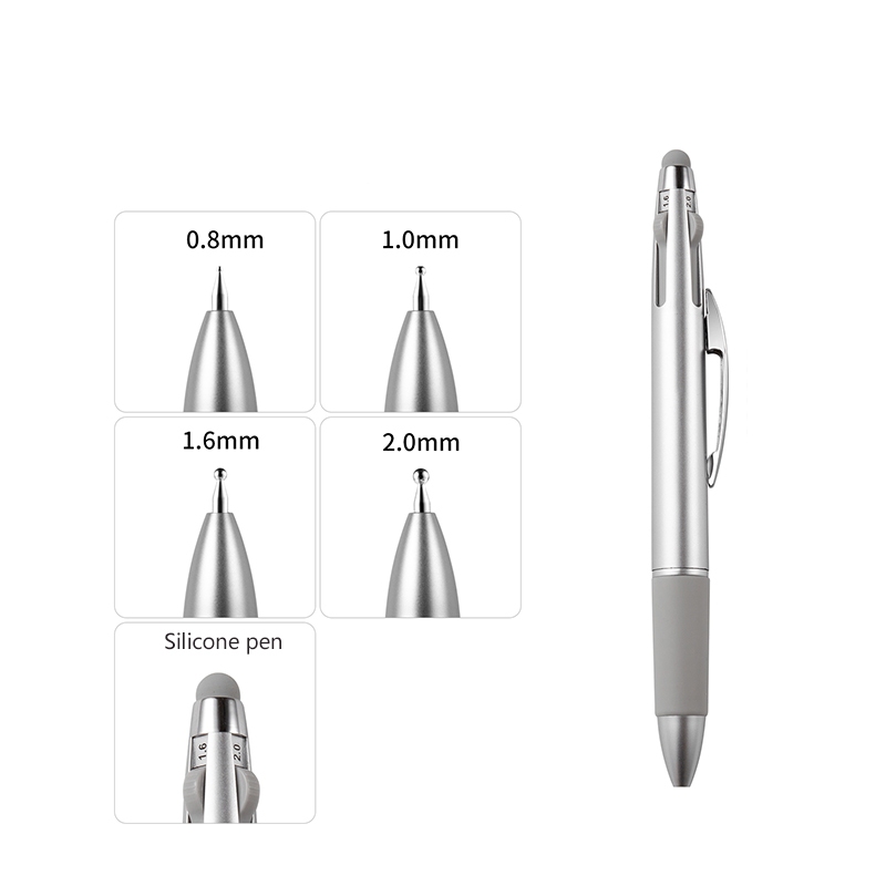 ปากกาจุดเล็บ Multi-Size Metal Dot Tip Nail Art Dot Painting Tool แบบพกพา DIY Nails Dot Pen สําหรับดอ