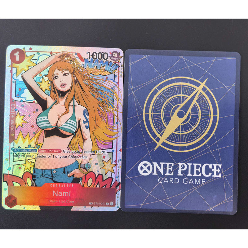 Diy one piece การ์ดภาษาอังกฤษญี่ปุ่น 2nd Anniversary Set st01-007 op06-118 op05-091 op03-008 op04-0251 op03-114 คอลเลกชันอะนิเมะการ์ด