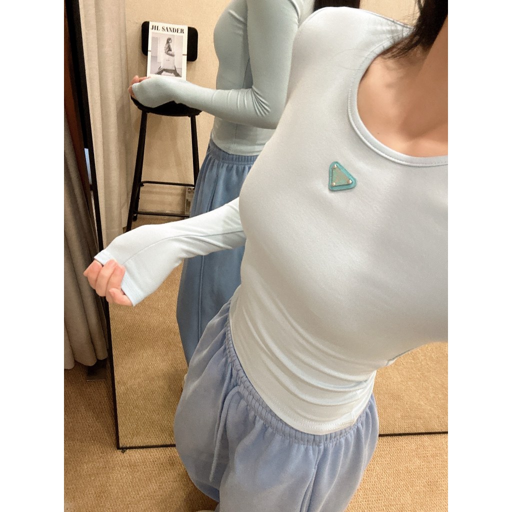 2026 ผู้หญิง ใหม่ เสื้อยืด แขนยาว ฝ้าย ที สําหรับฤดูร้อน 0826