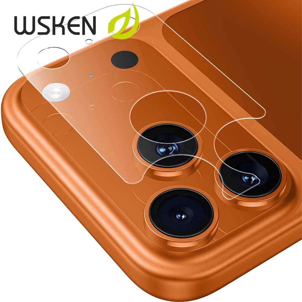 New WSKEN ฟิล์มกันรอยฐานกล้อง 2pcs for iPhone 18 PorMax 18Pro บางเฉียบ ฟิล์ม TPU ฟิล์มน้ำ สำหรับ ไอโฟน 17 Pro Max 16 15 Plus ไม่บังเลนส์ กันรอย