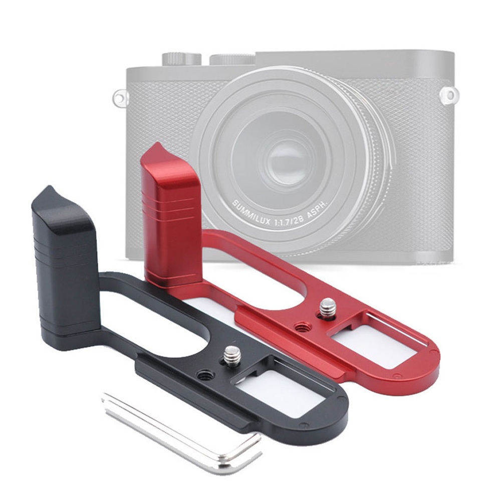 L Bracket สําหรับ Leica Q2 Hand Grip Camera Holder Quick Release Plate