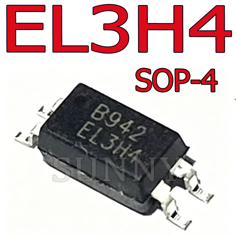 10 ~ 20PCS EL3H4 EL3H4 (B) (TA) -G EL3H4A Optocoupler ยี่ห้อใหม่ SOP-4 Patch