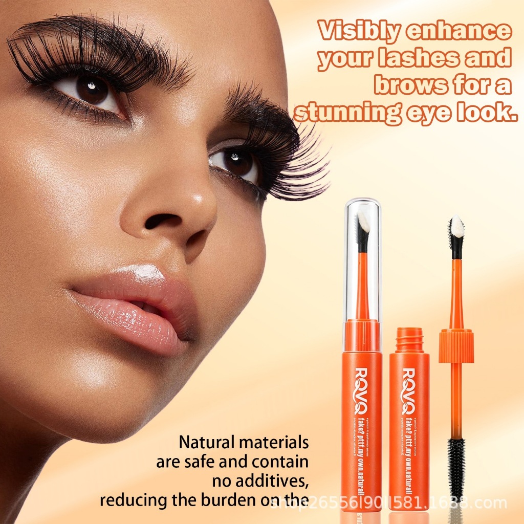 [คลังสินค้าพร้อม] RQVQ 2‐In‐1 Eyelash & Eyebrow Serum Lash Brow Enhancing Serum สําหรับ Longer Fulle