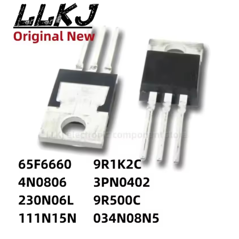 5PCS IPP65F6660 4N0806 230N06L 111N15N 9R1K2C 3PN0402 9R500C 034N08N5 TO-220 MOS FET