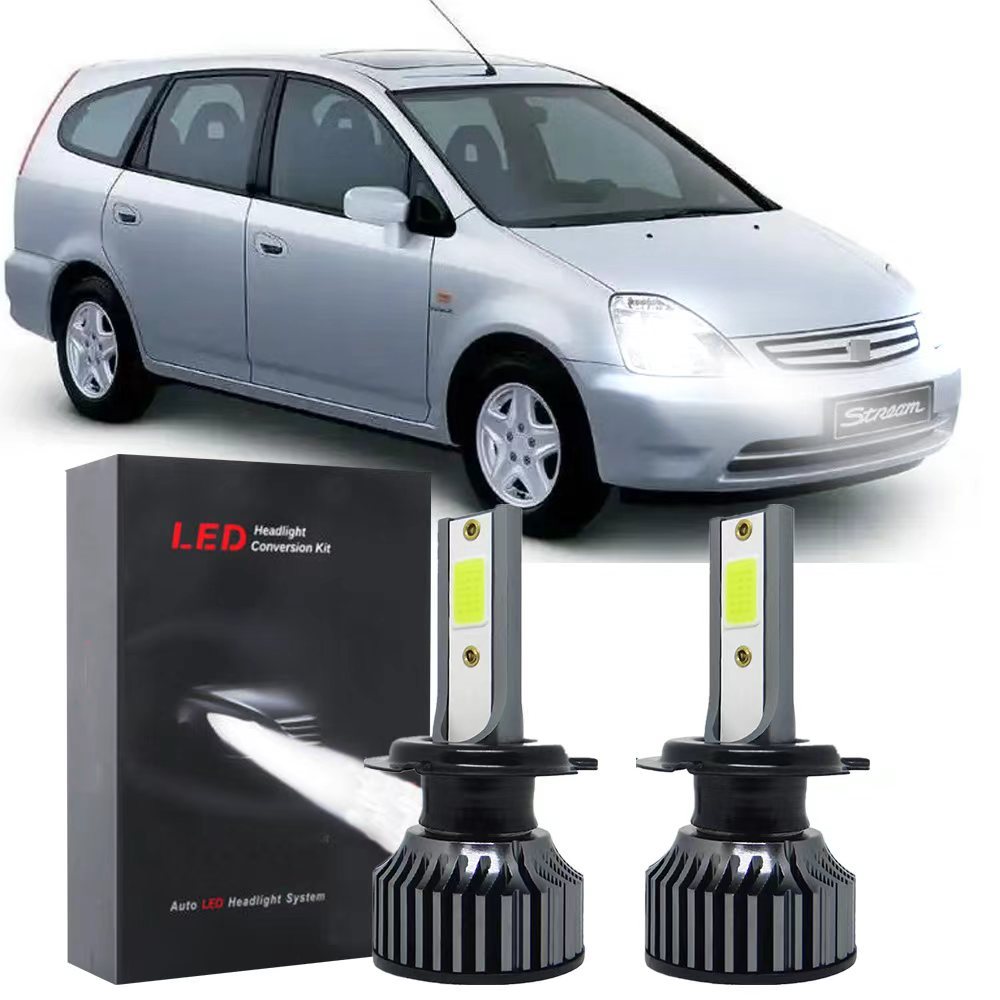 2PCS LED H4 ไฟหน้าฮาโลเจน Retrofit หลอดไฟสําหรับ Honda Stream 1st Gen ปี 2001 - 2014 CG