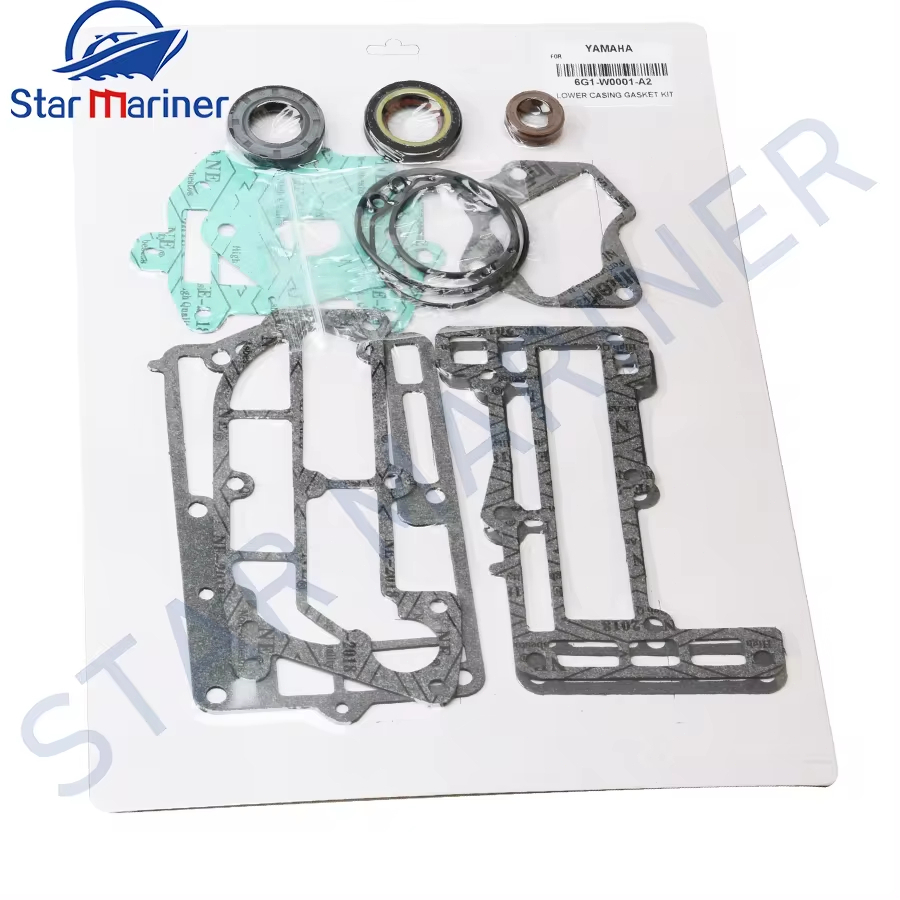 6G1-W0001 ชุดปะเก็นปลอกล่าง 6G1-W0001-A2 สําหรับ Yamaha Outboard Motor 2T 6HP 8HP 6C 8C 6G1-W0001-21