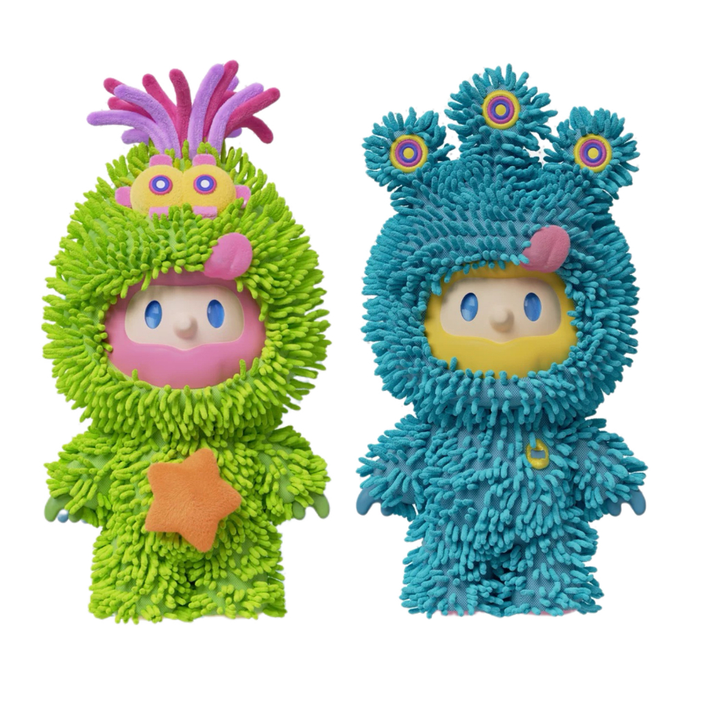 MOGOLS Collaboration - FARMER BOB Karasu Bully ชื่อรหัส GREEN-BOB ไวนิลตุ๊กตาแขวนการ์ด