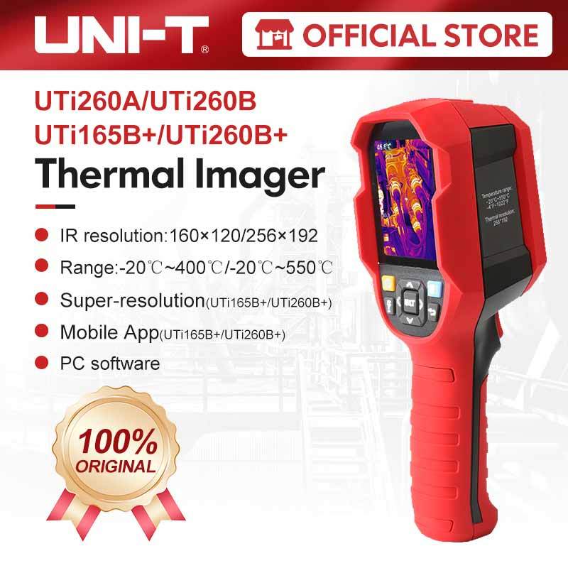 UNI-T UTi260B UTi260B+ UTi260A UTi165B+ ภาพความร้อนอินฟราเรด -20~400℃ -20~550℃ สําหรับตรวจสอบ Pipeli