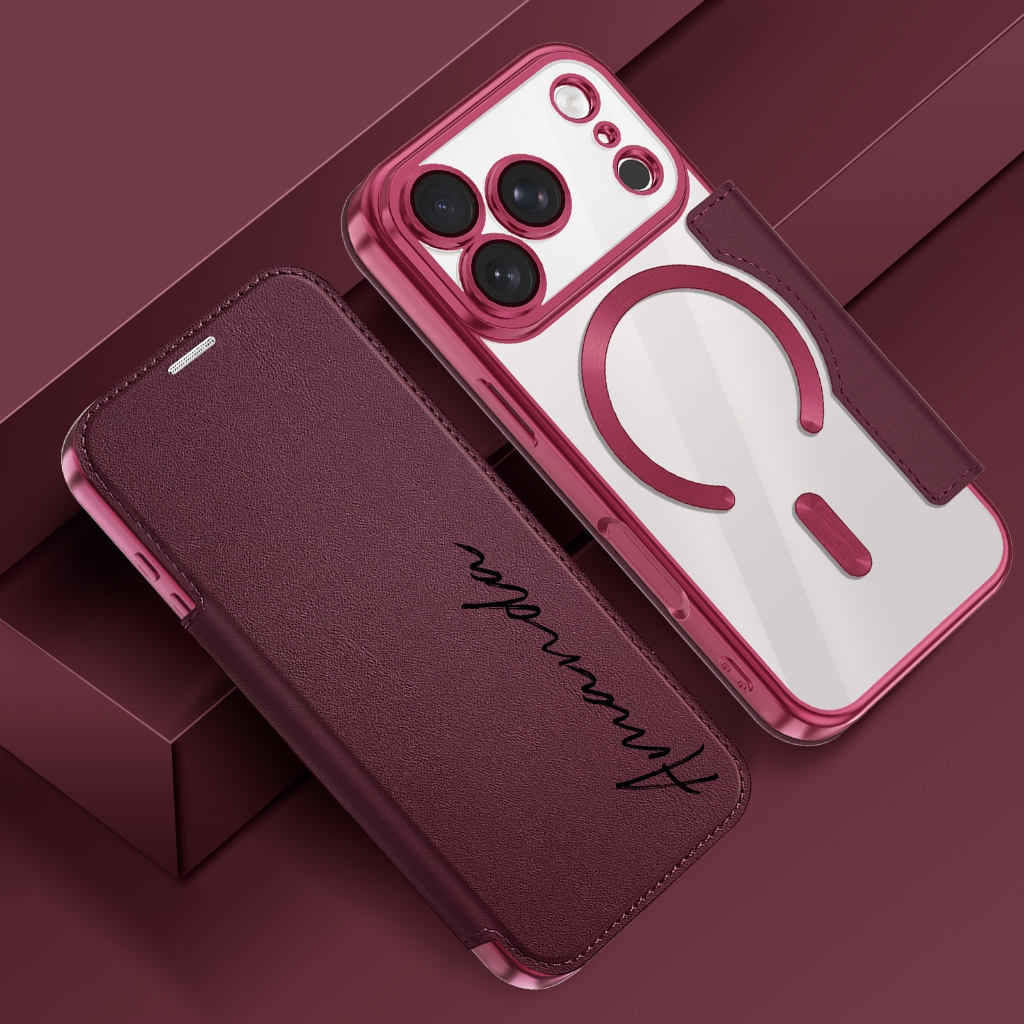 การออกแบบชื่อหนังเนื้อพลิกเคสโทรศัพท์สําหรับเคสไอโฟน18 PRO MAX 14 17 PRO MAX 13 PRO 15 16 PRO MAX