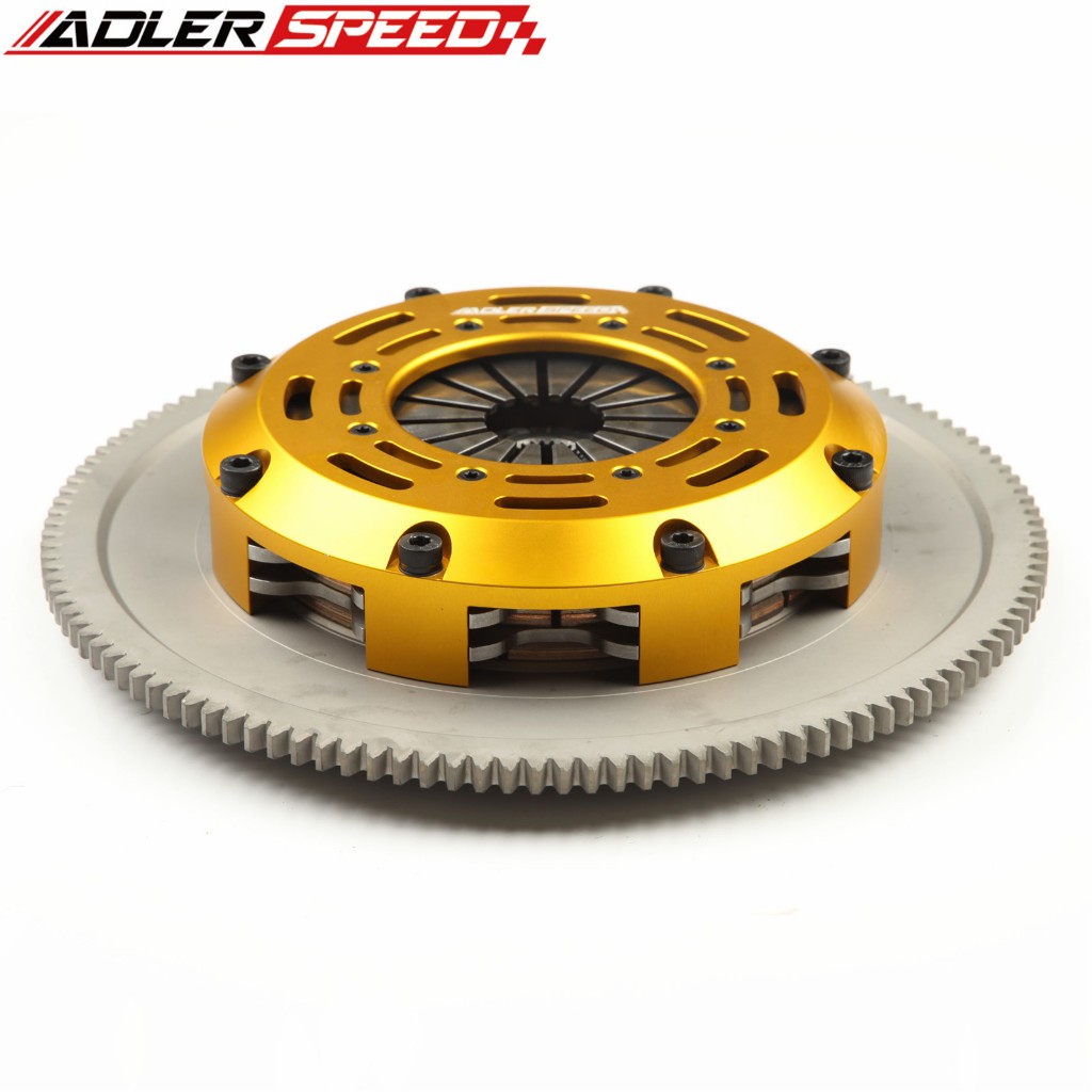 ADLERSPEED Racing Twin Disc ชุดคลัทช์สําหรับ 06-17 SUBARU IMPREZA WRX EJ255 FA20F