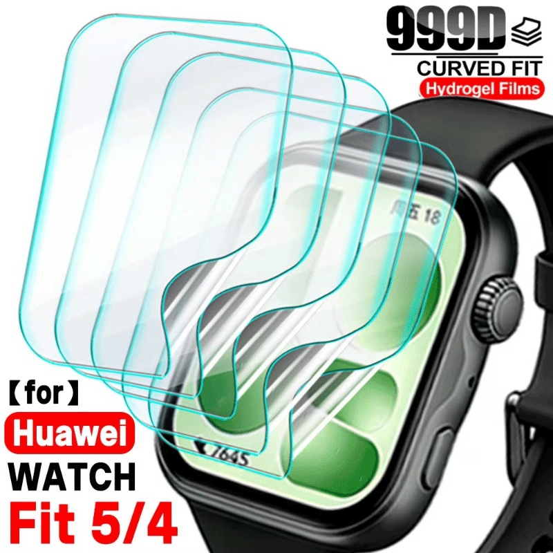 ฟิล์มไฮโดรเจลสําหรับ Huawei Watch Fit5 ฟิล์มกันรอยสําหรับ Huawei fit 5pro ,ฟิล์ม Huawei fit4 HD