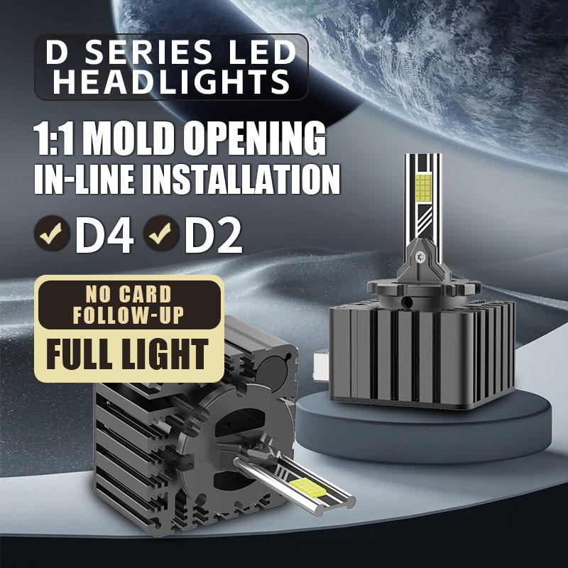 ไฟหน้ารถ LED หลอดไฟ 2 ชิ้นแพ็ค 230W ความเข้มข้นสูงไม่เสียหายแพ็ค D1S D3S 6000 พันแสงสีขาว CANBUS Ant