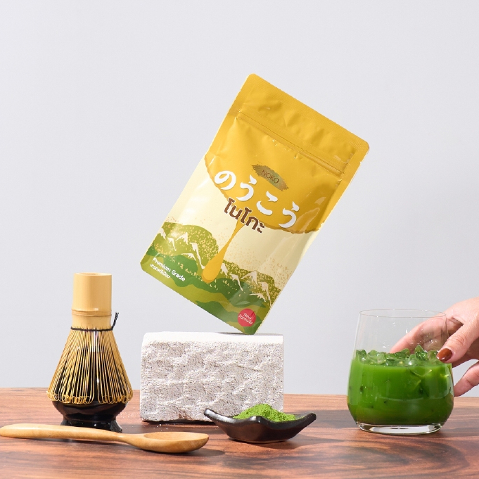 [Noko] Noko Nishio Matcha Powder 100g | ผงมัทฉะโนโกะ นิชิโอะ 100 กรัม เกรดพรีเมียม ผงละเอียด สีเขียว