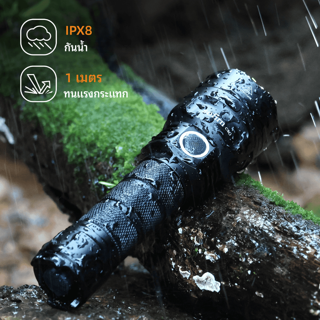 SOFIRN C8G ที่มีประสิทธิภาพ 2000lm Super Bright 565m ยาวช่วง SST40 ค้นหา Ligh Ramping และ 5 โหมด Camping โคมไฟ — صورة 7