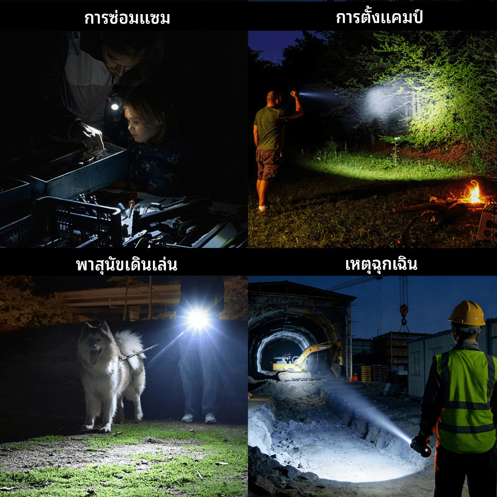 SOFIRN C8G ที่มีประสิทธิภาพ 2000lm Super Bright 565m ยาวช่วง SST40 ค้นหา Ligh Ramping และ 5 โหมด Camping โคมไฟ — صورة 8