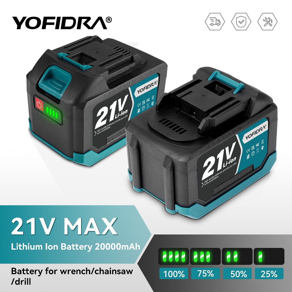 YOFIDRA 388VF 928VF แบตเตอรี่ 15000mAh 22500mAh แบตเตอรี่ลิเธียมไอออน Li-Ion แบตเตอรี่สําหรับเครื่อง
