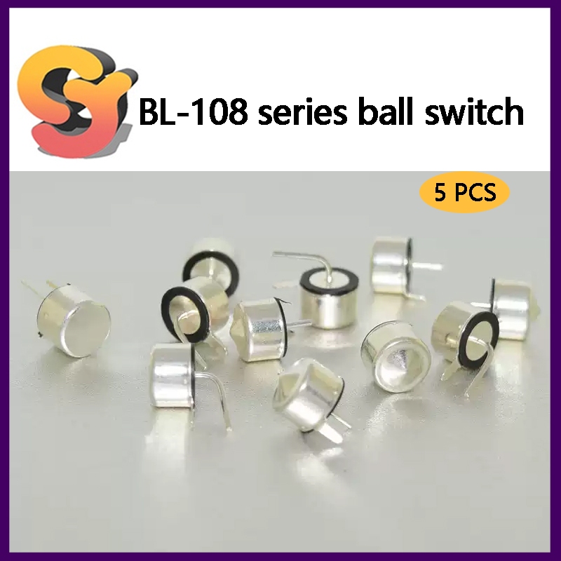 [อุปทานพร้อมสต็อก] 5PCS BL-108 Series Omnidirectional Ball Switch Tilt BL-108H-5/10/15/30/60XH สวิตช